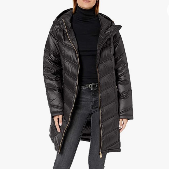 Calvin Klein Premium Down Coat (Black)- Size PS - Picture 1 of 4